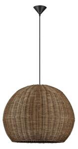 Ратаново висящо осветително тяло в естествен цвят ø 39 cm Rielo – Nova Luce