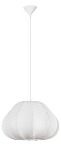 Текстилно висящо осветително тяло в матово бял цвят ø 50 cm Bora – Nova Luce