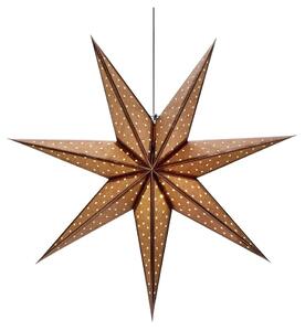 Кафява коледна висяща светлинна украса , дължина 75 см Glitter - Markslöjd