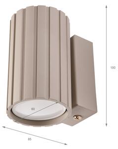 Brilagi - Стенно осветително тяло CRISPINA 1xGU10/10W/230V 10 cm бежово