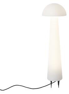 Стояща външна лампа бяла 80 см вкл. LED IP44 - Fungi