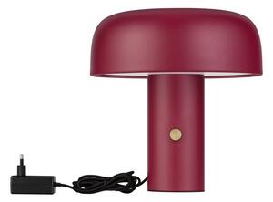Бордо метална LED затъмняваща се настолна лампа (височина 31 cm) Noelia – Nova Luce