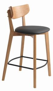 Бар стол от дъбова дървесина Pero - Unique Furniture