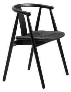 Черен трапезен стол Relate – Unique Furniture
