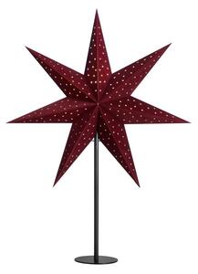 Светлинна украса в цвят бордо с коледен мотив ø 45 cm Clara - Markslöjd