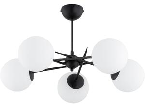 Полилей за повърхностен монтаж PRIMERY 5xE14/10W/230V черен