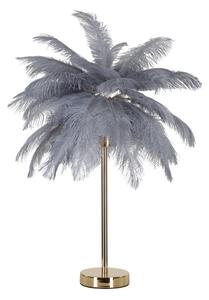 Сиво-златиста настолна лампа (височина 55 cm) Palm – Mauro Ferretti