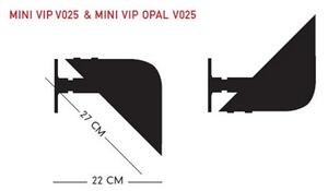 Pandul - Mini VIP V025 Стенна Лампа Опал/Бяло Pandul