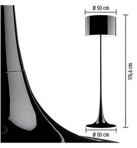 Flos - Spun Light Подова Лампа Черно Flos