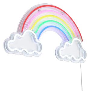 Неонова стенна лампа многоцветна вкл. LED - Rainbow