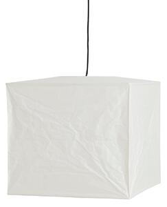 HAY Абажур Cube, височина 40 см, бял, хартия, Бял, Хартия / картон, Дизайн