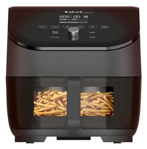 Фритюрник с горещ въздух Instant Pot Vortex Plus Clearcook 140309701, 1700W, 5.7 л, 6 програми, 35-205C, Вътрешно осветление, Черен