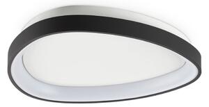 IDEAL LUX LED таванна лампа Gemini, черна, 42 см, 4000 K, с превключвател, Черен, Дневна/трапезария, Метал, Модерен