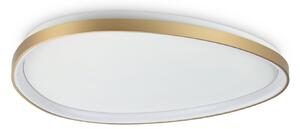 IDEAL LUX LED таванна лампа Gemini, месинг, 81 см, 4000 K, с превключвател, Злато / месинг, Дневна/трапезария, Метал, Модерен