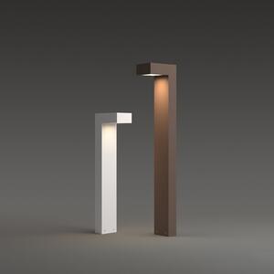 IDEAL LUX LED осветление за пътеки Sirio, бяло, височина 60 см, метална, Бял, Алуминий, Модерен