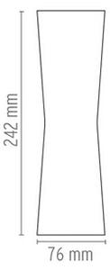 Flos - Clessidra 20°+20° Външна Cтенна Лампа Сив Flos