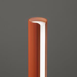 IDEAL LUX LED настолна лампа „Dorica“ от LUX, оранжева, височина 25 см, Затъмняване, Оранжев, Дневна/трапезария, Алуминий, Модерен