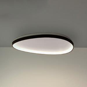 IDEAL LUX LED таванна лампа Gemini, черна, 61 см, 2700 K, с превключвател, Черен, Дневна/трапезария, Метал, Модерен