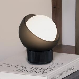 IDEAL LUX Настолна лампа Bloom, черна/тъмносива, височина 13 см, Черен, Дневна/трапезария, Метал, Модерен