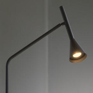 IDEAL LUX LED настолна лампа Diesis, черна, височина 65 см, с регулатор на, Затъмняване, Черен, Дневна/трапезария, Метал, Модерен