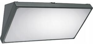 LED Външно стенно осветително тяло със сензор LED/20W/230V IP65 сиво
