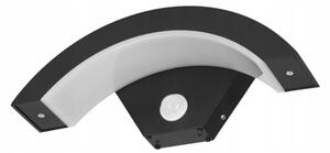 Външно стенно осветително тяло със сензор LED/10W/230V IP54 черно