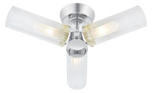 Markslöjd 109237 - Банен, повърхностно монтиран полилей RIMINI 3xG9/20W/230V IP44 лъскав хром