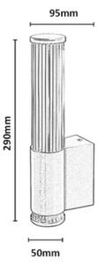 Rabalux 75106 - LED стенен аплик за баня CALYN LED/6W/230V IP44 златист