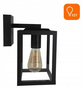Външна стенна лампа 1xE27/40W/230V IP54 черна
