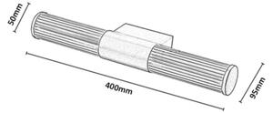 Rabalux 75104 - LED Огледално осветление за баня CALYN LED/8W/230V IP44 златно