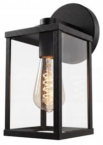 Външна стенна лампа 1xE27/25W/230V IP54 черна