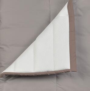 Бежово-сиво - Двулицева олекотена завивка - 150/210 cm , Лятна - 150 гр./m2 , 1 Олекотена завивка