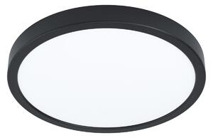 EGLO connect Smart LED лампа за монтаж на повърхност Fueva 6-Z, черна, Ø27cm, Затъмняване, Черен, Дневна/трапезария, Пластмаса, Модерен