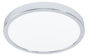 EGLO connect Smart LED лампа за монтаж Fueva 6-Z, хром, Ø27cm, Затъмняване, Сив, Дневна/трапезария, Пластмаса, Модерен