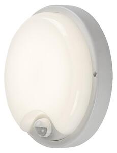 Rabalux 77214 - LED външно осветително тяло за стена с сензор LONATO LED/18W/230V IP65 бяло