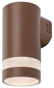 Rabalux 77211 - LED външно стенен осветител URFA LINE LED/9W/230V IP65 кафяв