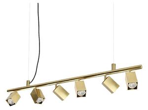Ideal Lux - LED полилей на кабел DYNAMITE 6xGU10/7W/230V CRI 90 месинг