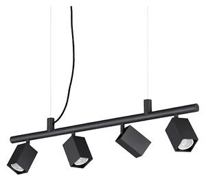 Ideal Lux - LED полилей на кабел DYNAMITE 4xGU10/7W/230V CRI 90 черен