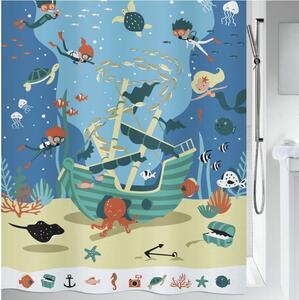 Завеса за душ 180x200 cm Pirates – Spirella