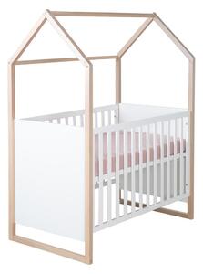 Бяло детско креватче 60x120 cm Cabane – Roba