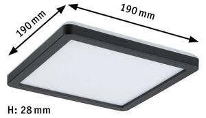 Paulmann 79920 - LED/11,2W димируем панел ATRIA 230V 3000K 19x19 cm черен