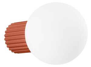 Оранжева стенна лампа ø 12 cm Orbital – Sollux