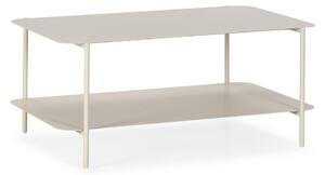 Кремава метална масичка за кафе 58x90 cm Beatrix – MOME