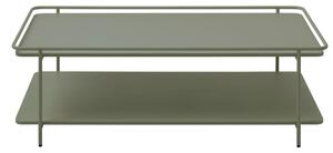 Зелена метална масичка за кафе 55x110 cm Yuba – Unique Furniture