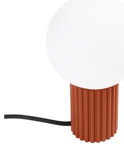 Оранжева настолна лампа със стъклен абажур (височина 19 cm) Orbital – Sollux
