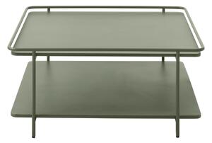 Зелена метална масичка за кафе 75x75 cm Yuba – Unique Furniture