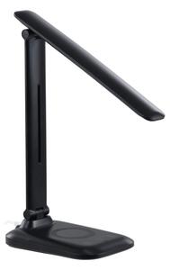 Immax 09106L - Димируема LED настолна лампа с безжично зареждане QI LUMI LED/7W/230V черна