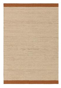 Кремав/теракотен ръчно изработен вълнен килим 120x170 cm Lima Rust – Asiatic Carpets