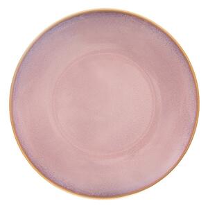 Розова керамична чиния ø 27 cm Glaze – Orion