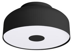 Черно осветително тяло за таван ø 30 cm Blacko – Sollux